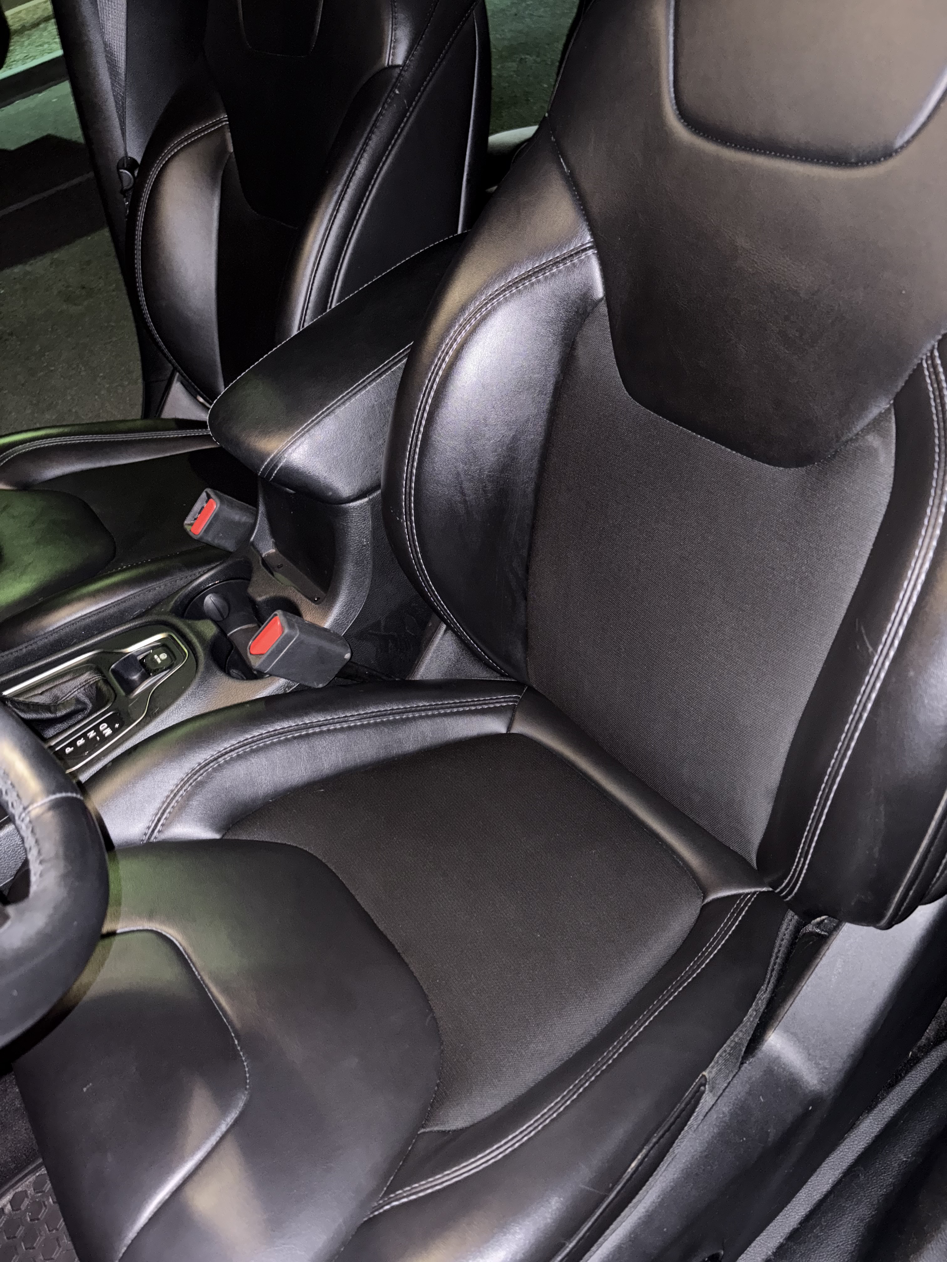 Front seat after detail